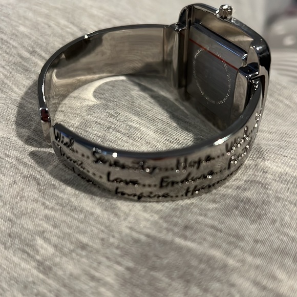 NEW Stainless steel—Watch w/engravings (“wish,” “serenity,” “hope”) - Picture 2 of 5